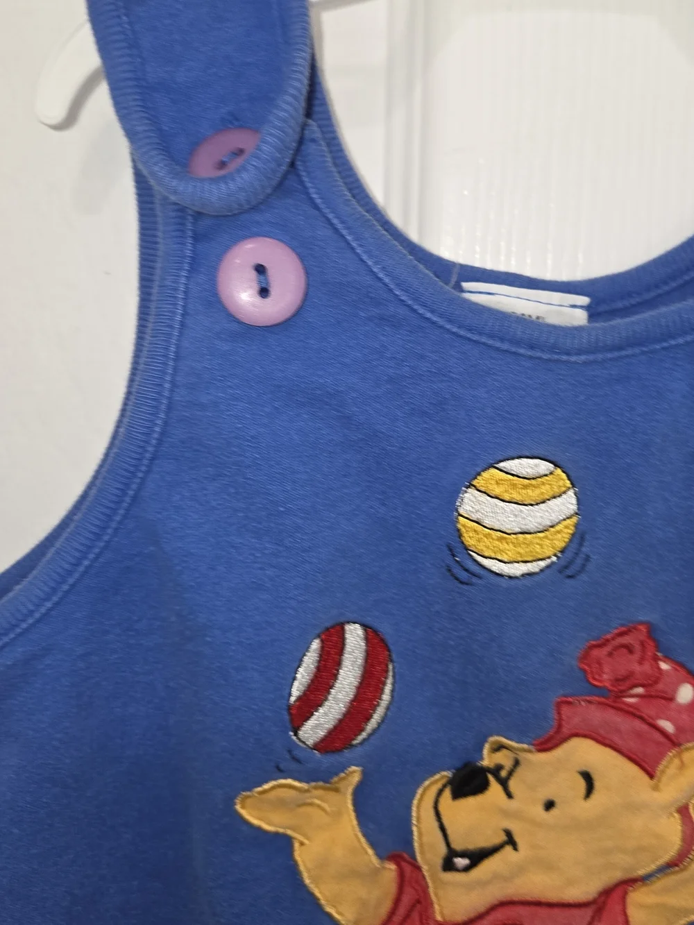 Vintage 90s Winnie The Pooh Romper Size 24M Stains PLEASE READ